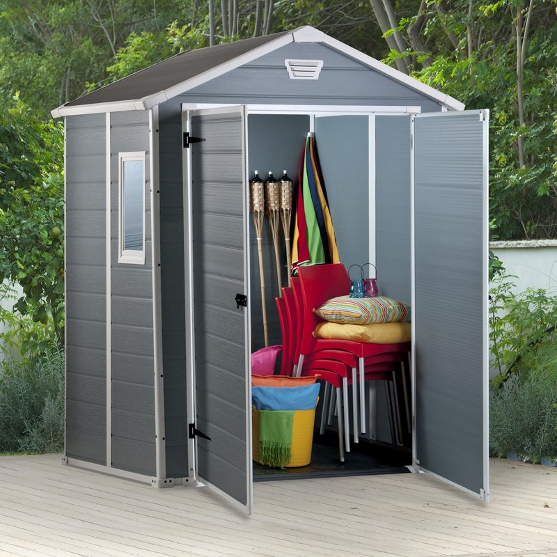 Пластиковый сарай Keter Manor 6'x5'DD (1,85х1,52м)