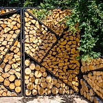 Дровница в стиле лофт 66-906