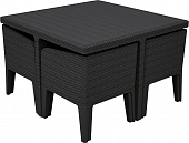 Уличная мебель Columbia set 5 pcs, графит, KETER Израиль