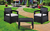 Мебель для кафе RATTAN COMFORT 3 (2 места) венге